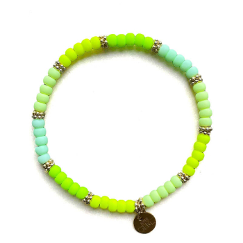 Super Gem Perlenarmband Mini Roc summer breeze, türkis